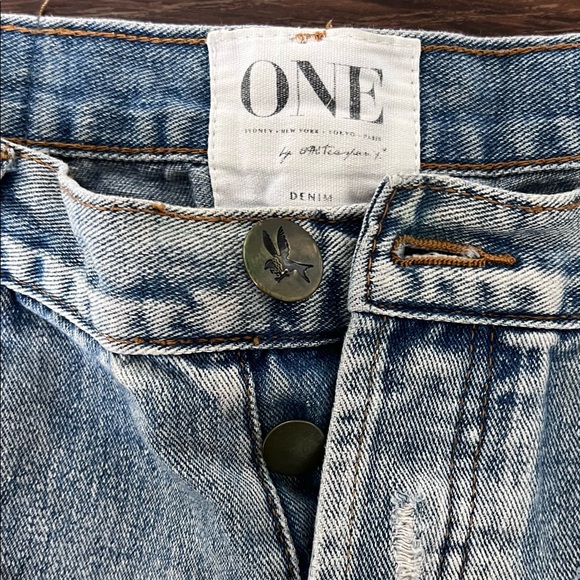 One Teaspoon bandit denim shorts - Picture 2 of 5